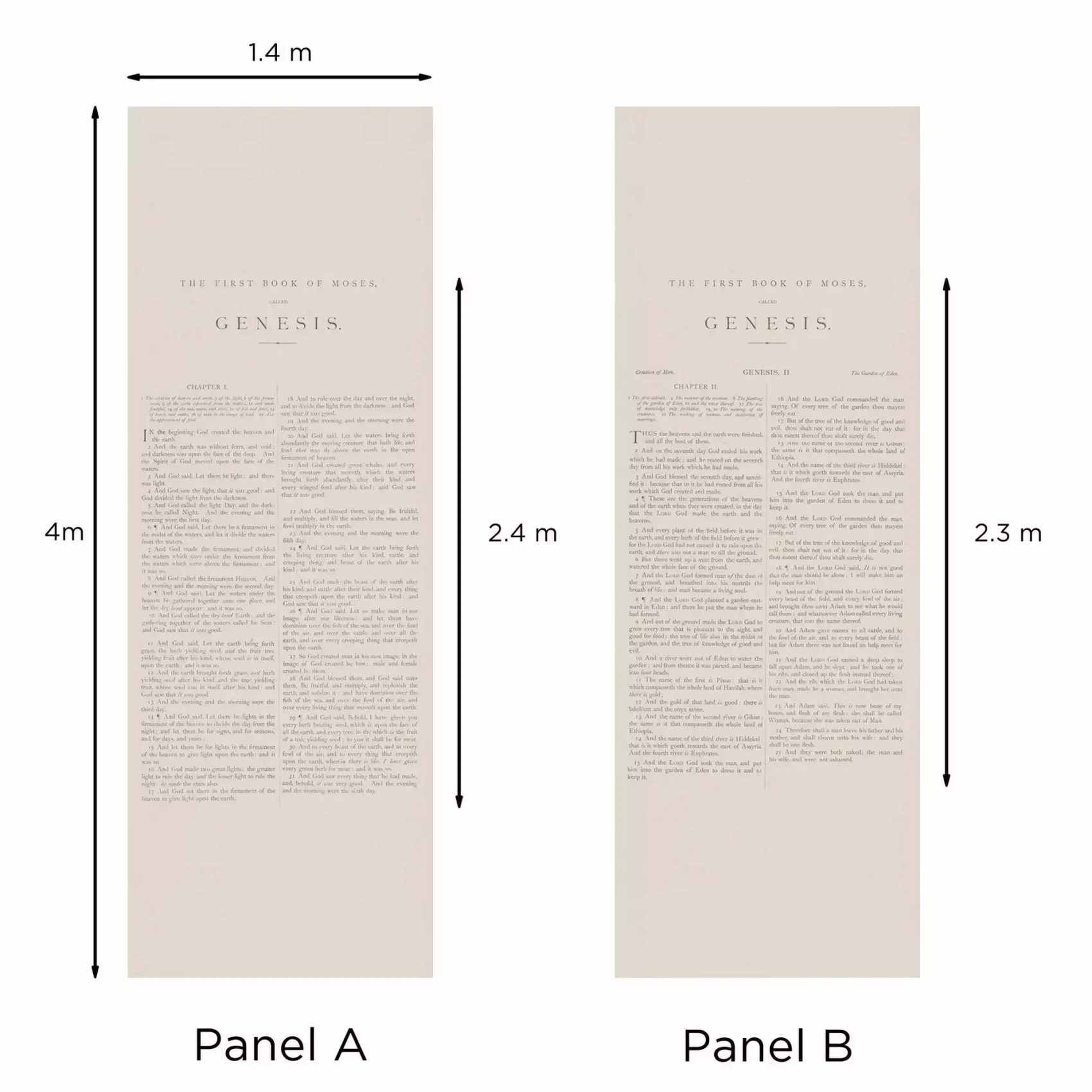 Genesis | Large Panel A & B