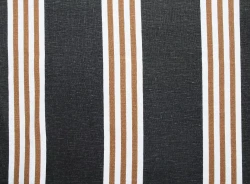 Canvas Stripe - Charcoal