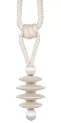 35306 Onyx 1 Tassle Tiebk - 35306.9000