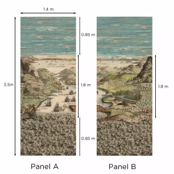 Constantinople - Large Panel A & B