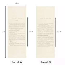 Pride And Prejudice - Large Panel A & B